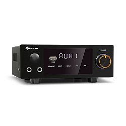 Auna AMP-2 DG, stereo HiFi zesilovač, 2x50 W, RMS, BT/USB, optický a koaxální digitální vstup