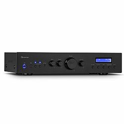 Auna AMP-CD608, HIFI stereo zesilovač, 4x100W, RMS, DAB+BT, optický vstup, dálkový ovladač