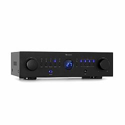 Auna AMP-CD950 DG, digitální vícekanálový zesilovač, 8 x 100 W, BT, opt. vstup, dálkové ovládání