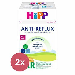 2x HiPP Anti-Reflux Speciální kojenecká výživa od narození 600 g