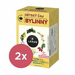 2x LEROS Čaj dětský bylinný 20x1,8g