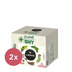 2x LEROS Čaj dětský Klidné sny 10x1,5g