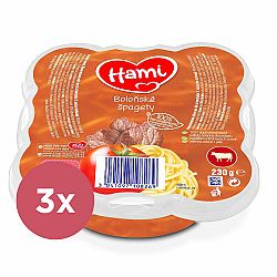 3x HAMI Malý Gurmán: Boloňské špagety (230 g)