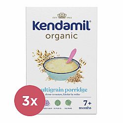 3x KENDAMIL BIO Kaše nemléčná vícezrnná (150 g), 7m+