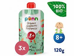 3x SALVEST Põnn BIO Boloňské špagety (120 g)