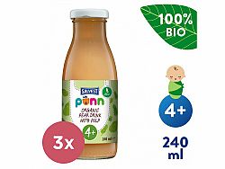 3x SALVEST Põnn BIO Šťáva hrušková s dužinou 240 ml