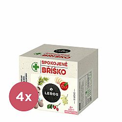 4x LEROS Čaj dětský Spokojené bříško 10x2g