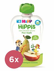 6x HiPP BIO Hippis Hruška-Jablko od uk. 4.-6. měsíce, 100 g