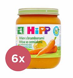 6x HiPP BIO karotka s brambory 125 g