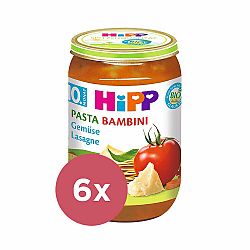 6x HiPP BIO PASTA BAMBINI Zeleninové lasagne 220 g