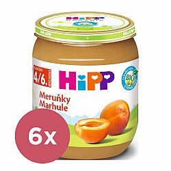 6x HiPP BIO s meruňkami 125 g