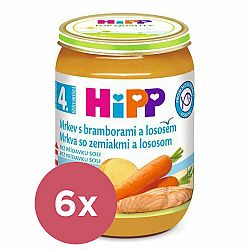 6x HiPP Mrkev s bramborami a lososem (190 g)