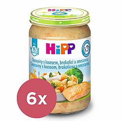 6x HiPP Těstoviny s lososem, brokolicí a smetanou 250 g