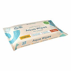 AQUA WIPES BIO Aloe Vera 100% rozložitelné ubrousky, 99% vody, 64ks