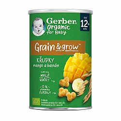 GERBER Organic křupky s mangem a banánem 35 g