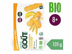 GOOD GOUT BIO Piškoty s esenciálním citronovým olejem (120 g), 8m+