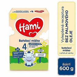 HAMI 4 Mléko batolecí s příchutí vanilky 600 g