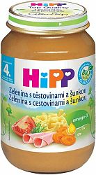 HiPP BIO Zelenina s těstovinami a šunkou od uk. 5. měsíce, 190 g