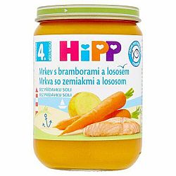 HiPP Mrkev s bramborami a lososem 190 g