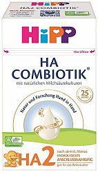 HiPP Výživa pokračovací mléčná kojenecká HA 2 Combiotik® 600 g, od uk. 6. měsíce