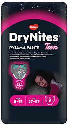 HUGGIES® DryNites Kalhotky plenkové jednorázové pro dívku 8-15 let (27-57 kg) 9 ks