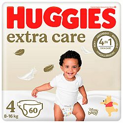 HUGGIES® Extra Care pleny jednorázové 4 (8-14 kg) 60 ks