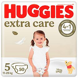 HUGGIES® Extra Care pleny jednorázové 5 (12-17 kg) 50 ks