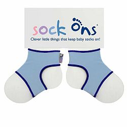 KIKKO SOCK ONS Držák ponožek Classic, modrá (6-12m)