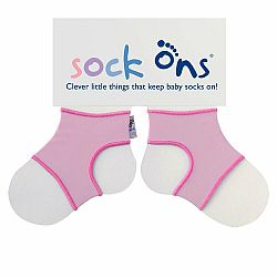 KIKKO Sock Ons Držák ponožek Classic - Růžová (6-12m)