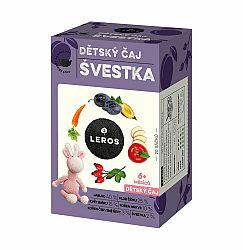 LEROS Čaj dětský Švestka 20x2g