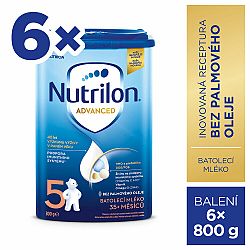 NUTRILON Mléko batolecí 5 Advanced od uk. 35. měsíce 6x 800 g