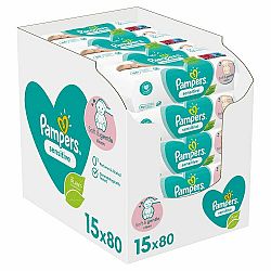 PAMPERS Sensitive Ubrousky vlhčené 15 Balení = 1200 ks