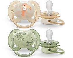 Philips AVENT Šidítko Ultrasoft Premium Zvířátko 0-6m chlapec, 2 ks