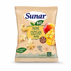 SUNAR BIO Křupky mini oceán mango 18g